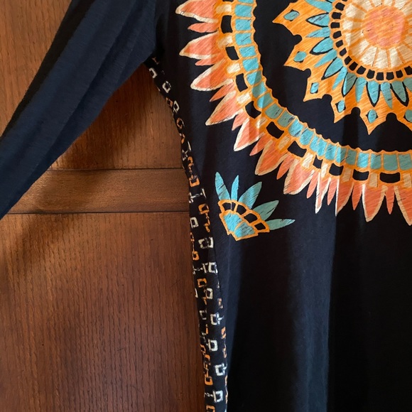 Custo Chic Barcelona long sleeve T-shirt boho - Picture 2 of 5